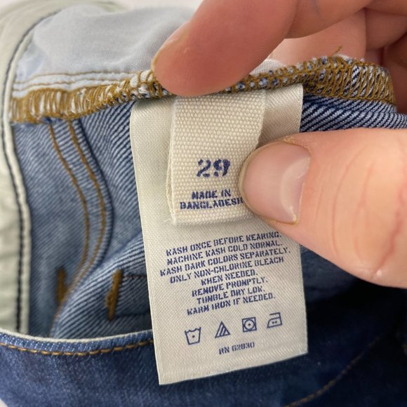 Lands End Canvas | Size 29. Straight Dark jeans - Picture 8 of 9